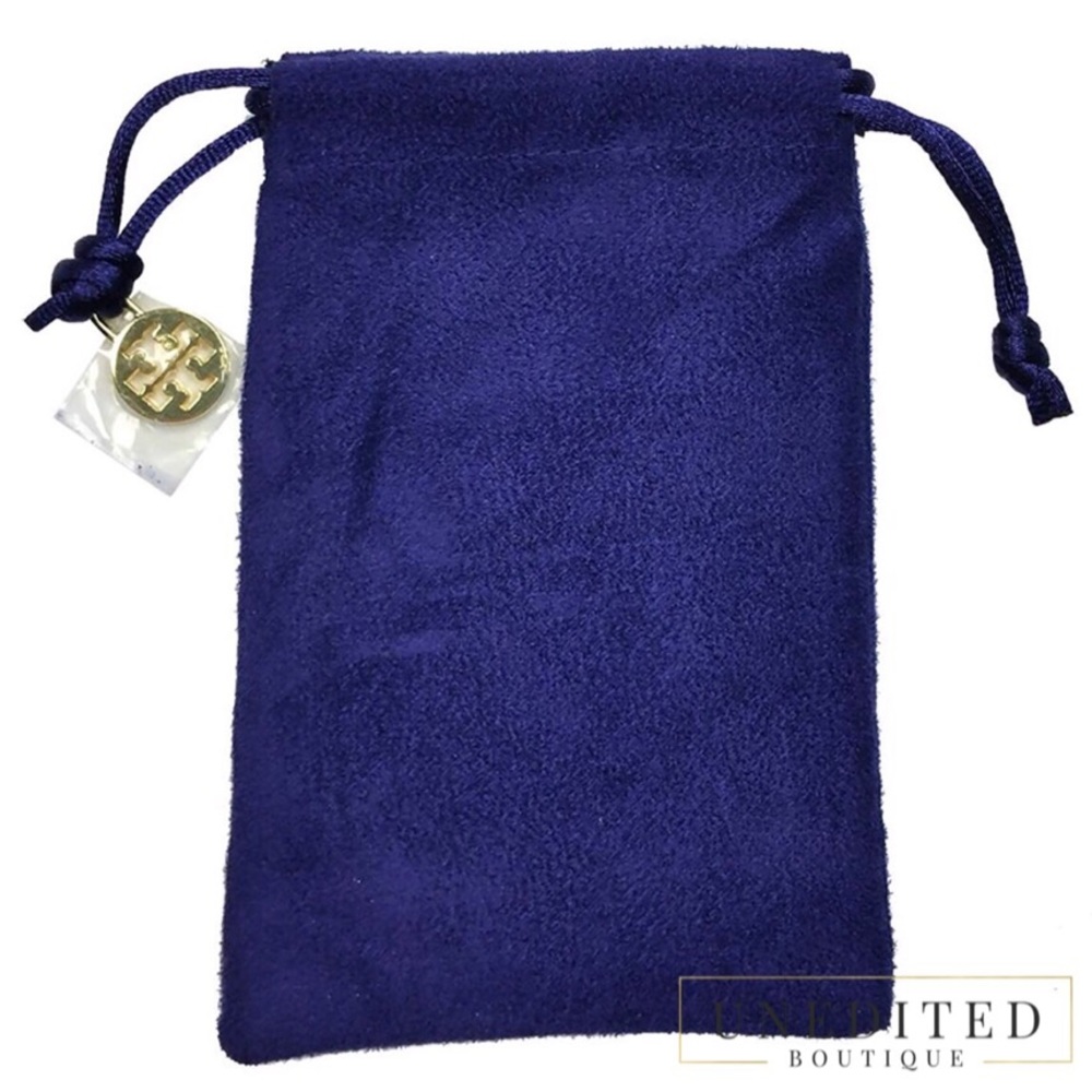 TORY BURCH Logo Gold Bangle Bracelet - Picture 4 of 4